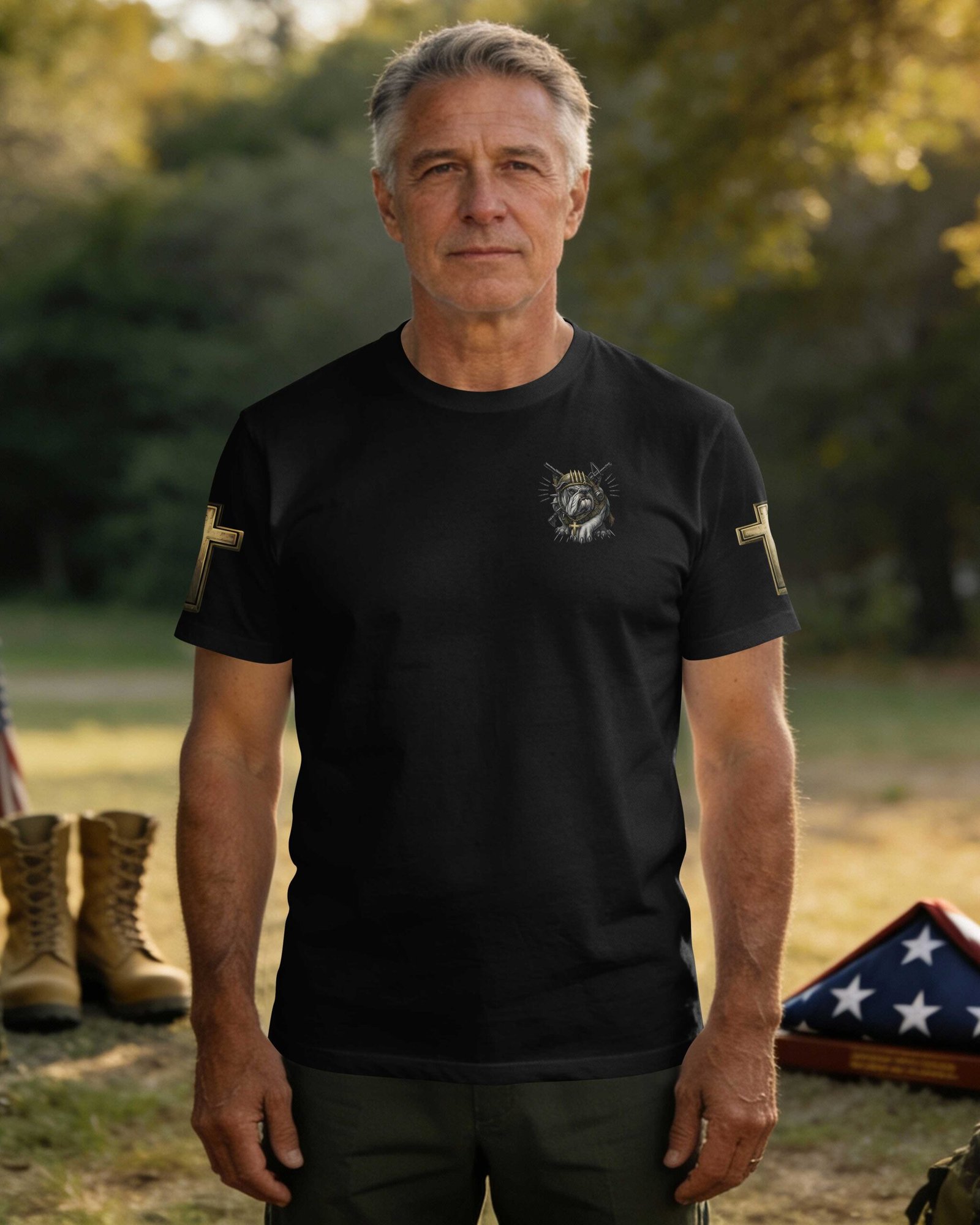 The War Taught Me Discipline My Faith Teaches Me What To Build T-Shirt
